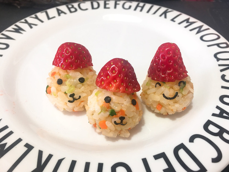 简单美味的卡通小饭团的做法