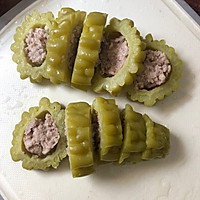 苦瓜塞肉黄豆汤的做法图解6
