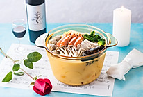 风靡日本的养颜锅来袭——日式海鲜豆浆锅！的做法