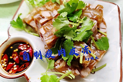 下酒凉菜 自制瘦肉皮冻