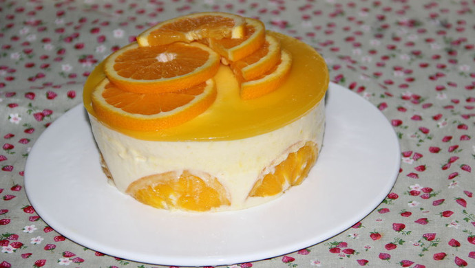 香橙慕斯蛋糕