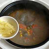 冬季低脂养生粥～时蔬海鲜粥的做法图解10