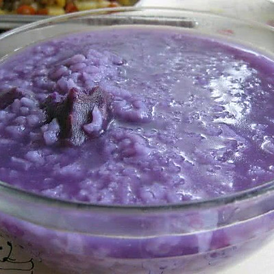 奶香紫薯粥