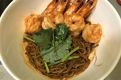 私房：大虾拌粉丝（面）
