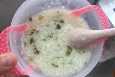 十一个月辅食《油菜虾米粥》