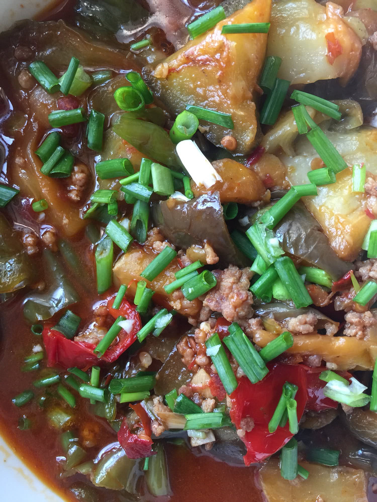 肉末茄子的做法