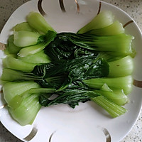 香菇扒油菜的做法图解4