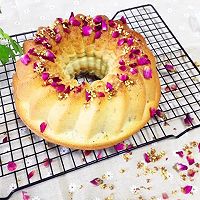 简单易做的桂花玫瑰蜂蜜蛋糕的做法图解12