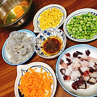 Xo酱海鲜炒饭的做法图解3