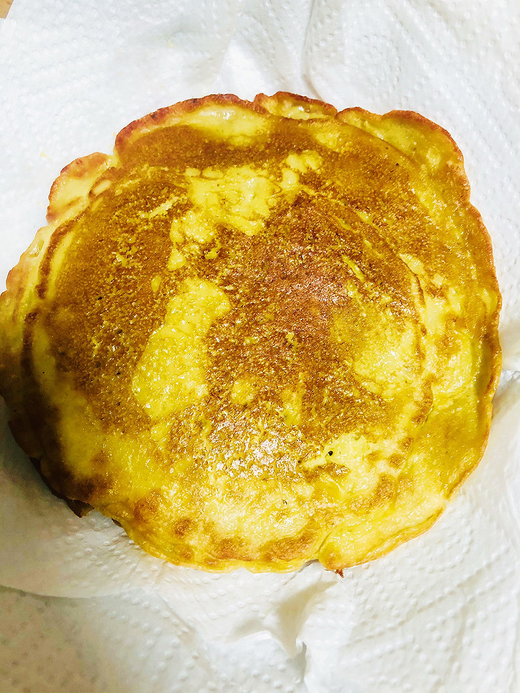 低卡美味的香蕉煎饼的做法