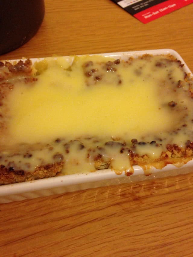 Apple crumble