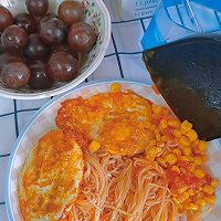 #豆果10周年生日快乐#番茄煎蛋焖面的做法图解24