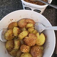 椒盐烤小土豆的做法图解4