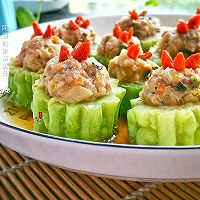 苦瓜酿肉的做法图解10