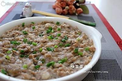 梅菜蒸肉饼