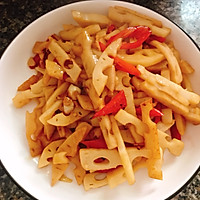 小炒莲藕的做法图解8