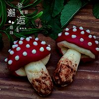 #2021亲子烘焙组——“焙”感幸福#红伞伞巧克力曲奇饼干的做法图解25