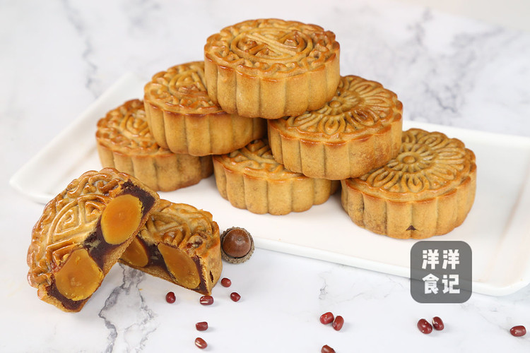 广式月饼——豆沙双黄月饼的做法