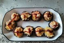 香烤奶酪蘑菇虾的做法