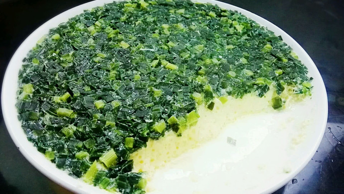 韭菜蒸蛋