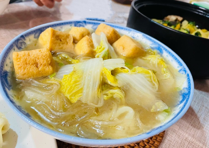 白菜豆泡炖粉条的做法