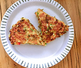 冷饭煎饼（冷饭麦果）的做法