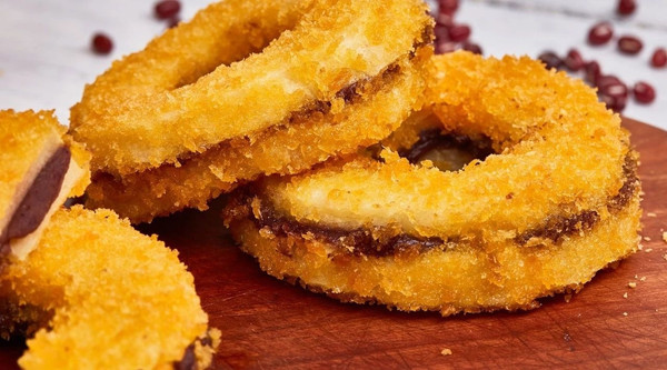 【豆沙苹果圈】吃苹果，要数山东人花样多！