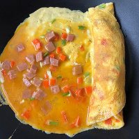 营养早餐鸡蛋蔬菜卷的做法图解6
