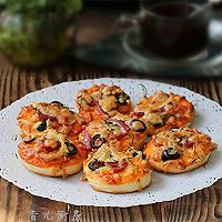 迷迭香黑橄榄披萨#百吉福马苏里拉奶酪#的做法图解15