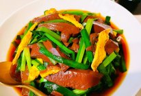 #米饭最强CP#米饭搭配鸭血韭菜的做法