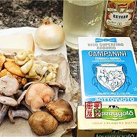【曼步厨房】野生菌菇意大利烩饭的做法图解1