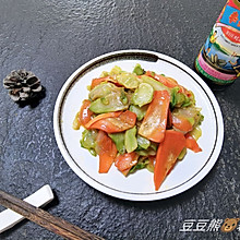 #李锦记旧庄蚝油鲜蚝鲜煮#耗油素炒儿菜