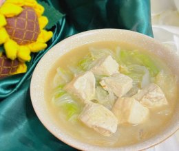 #花式炖煮不停歇#清清白白白菜炖豆腐