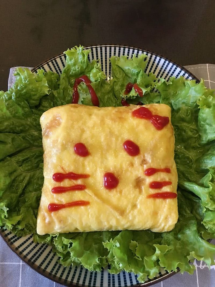 蛋包饭的做法