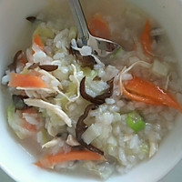 香菇木耳鸡丝粥的做法图解6
