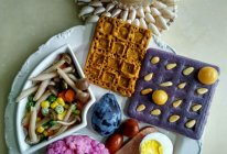 健康蛋奶紫薯紫甘蓝蛋奶松饼的做法