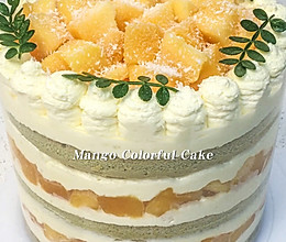 芒果斑斓裸蛋糕?网红蛋糕绝了?必吃的做法
