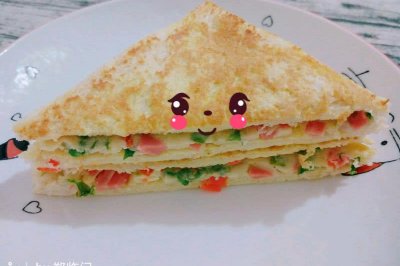 时蔬饼鸡蛋西多士