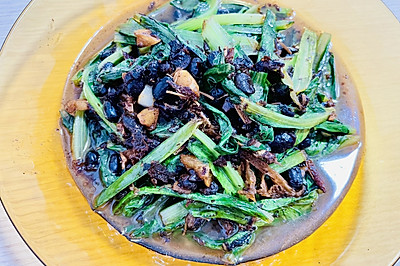 豆豉鲮鱼油麦菜