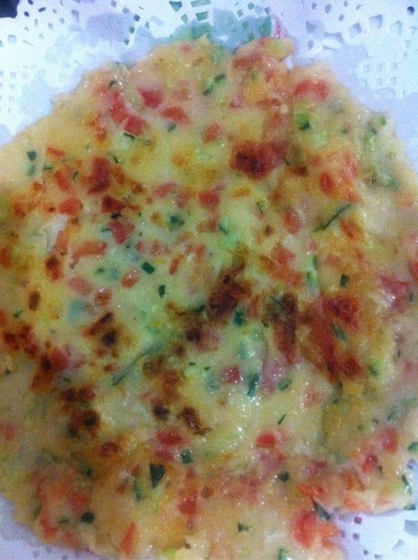 蛋香蔬菜饼