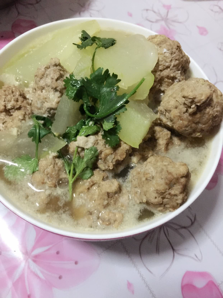 冬瓜丸子汤的做法