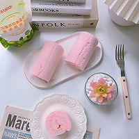 #太古烘焙糖 甜蜜轻生活#粉粉的天使蛋糕卷的做法图解12