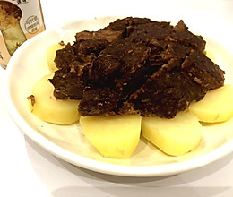 土豆蒸牦牛肉饼的做法