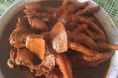 红烧鸡爪