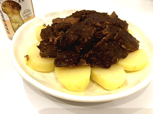 土豆蒸牦牛肉饼的做法