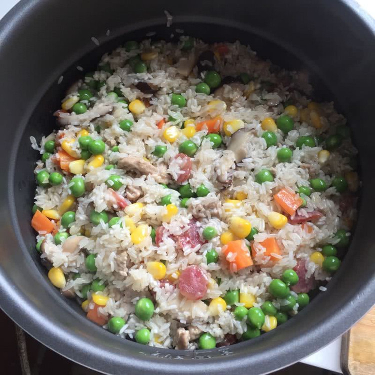 立夏饭（懒人炒饭）的做法
