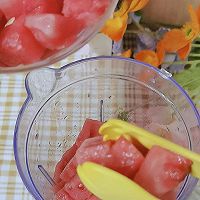 #夏日开胃餐#低卡西瓜气泡水的做法图解3