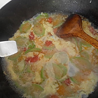 西红柿丝瓜鸡蛋汤的做法图解8