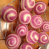 紫薯芝麻糖包的做法图解8