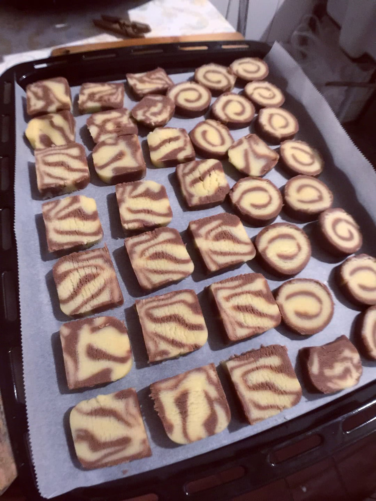 大理石饼干的做法